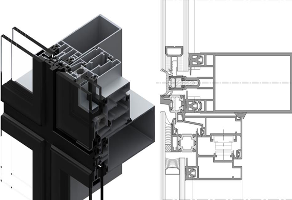 etkin metal TRANSPARAN cephe sistemleri İZMİR